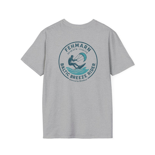 WindSoul Badge T-Shirt – Fehmarn "Baltic Breeze Rider" - Edition