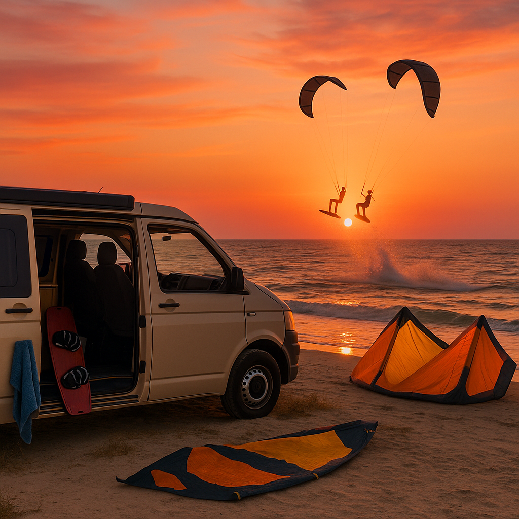 Vanlife & Kitesurfen – Tipps für den mobilen Kiteurlaub