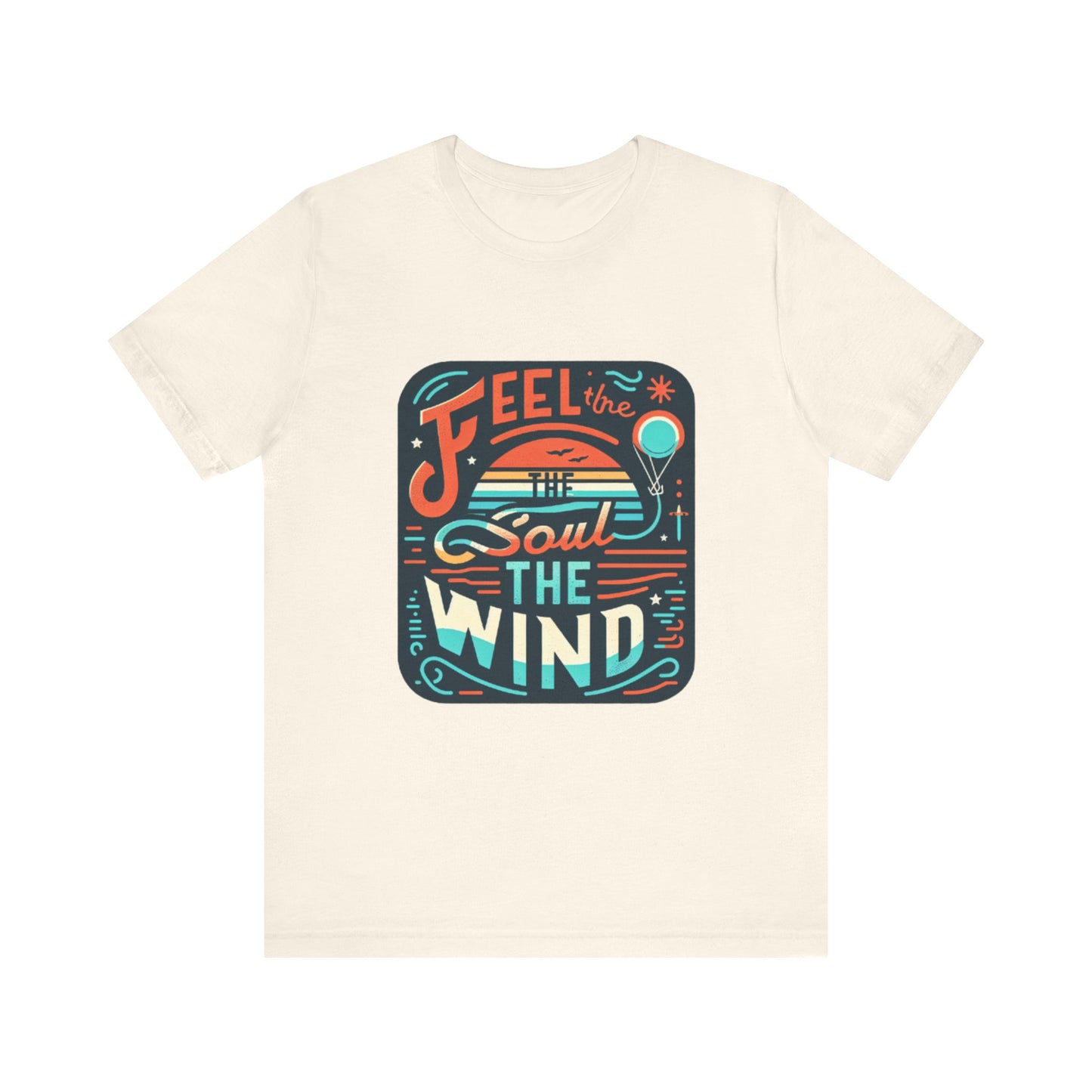 Feel the Soul, Ride the Wind - WindSoul Kitesurf T-Shirts