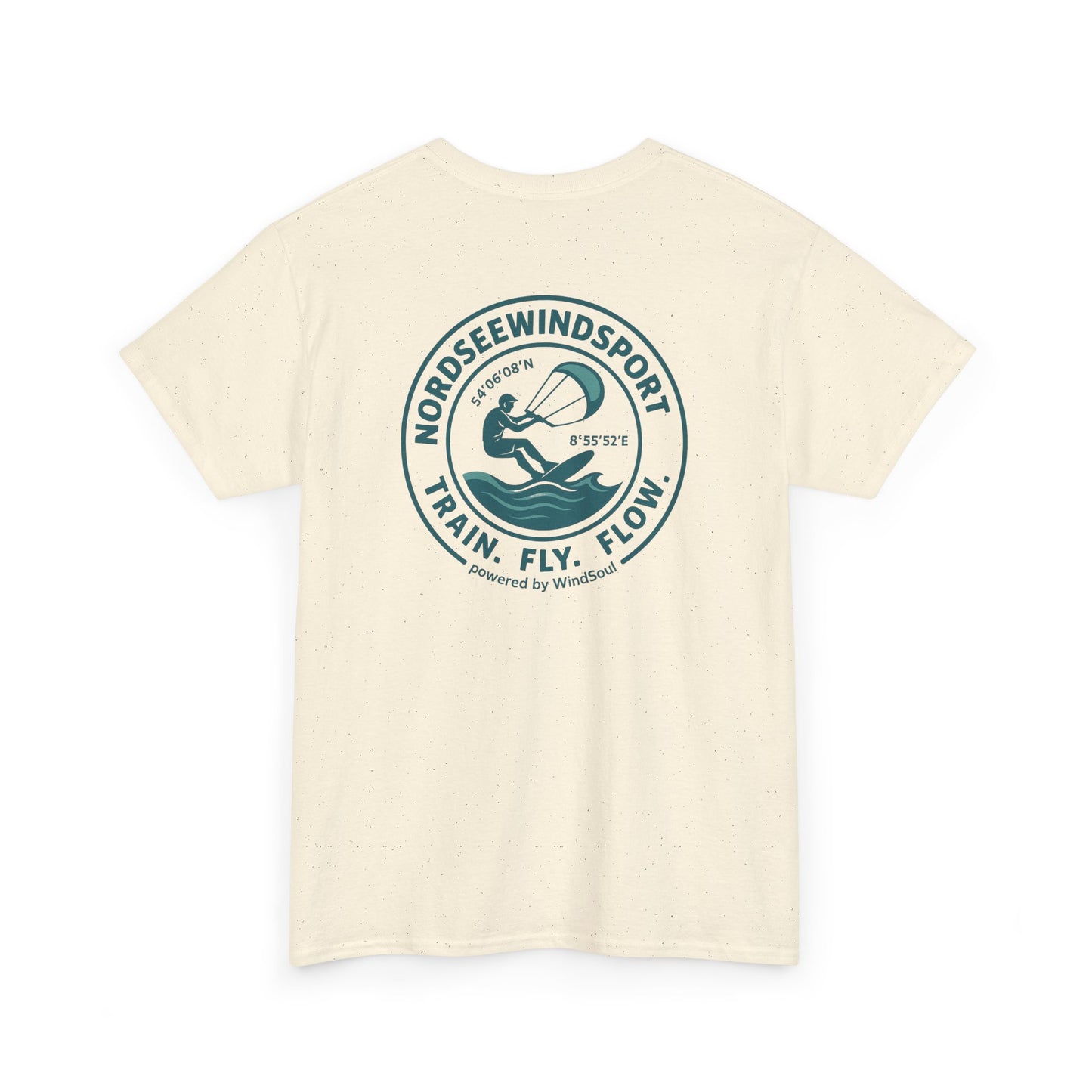 Unisex Heavy Cotton Tee – NordseeWindSport Edition - Perfect for Beach Lovers, Outdoor Adventures, Water Sports, Gift for Surfers, Summer Vibes