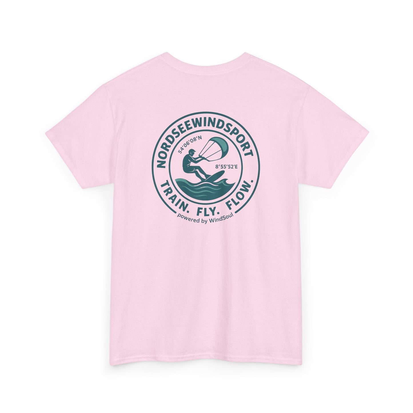 Unisex Heavy Cotton Tee – NordseeWindSport Edition - Perfect for Beach Lovers, Outdoor Adventures, Water Sports, Gift for Surfers, Summer Vibes